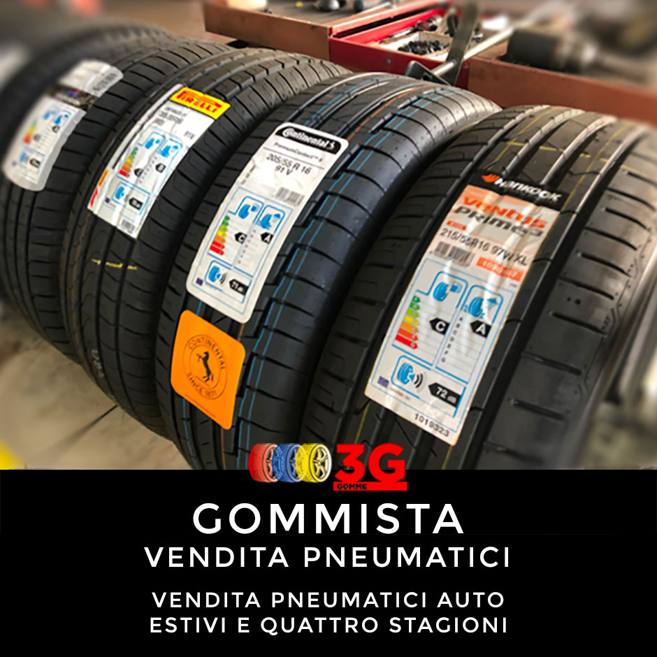 Vendita Pneumatici Auto Estivi E Quattro Stagioni - Gommista - Vendita  Pneumatici - Tregigomme Srl - Breda di Piave - Treviso - Italia